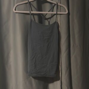Lululemon Athletica Gray Fitted Backless Camisole